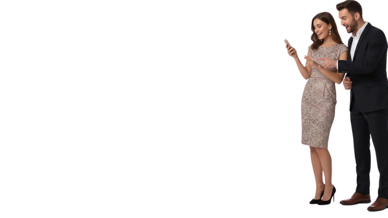 Crowd dancing and cheering during a uRequest Live corporate event performance